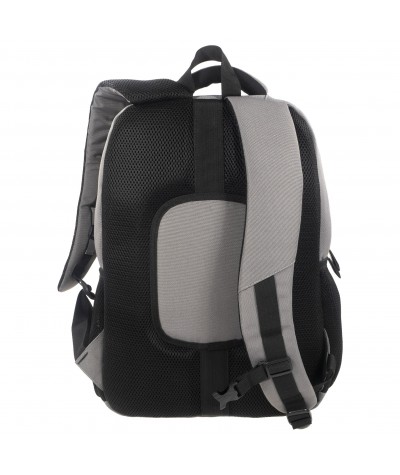 Plecak BackUP E 37 szary do szkoły - plecak dla dorosłych, plecak dla faceta, męski plecak