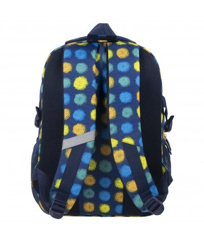Plecak BackUP G 41 wiosenne kółka lekki do szkoły - modny plecak dla chłopaka, lekki plecak szkolny