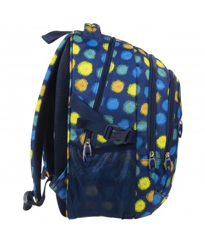 Plecak BackUP G 41 wiosenne kółka lekki do szkoły - modny plecak dla chłopaka, lekki plecak szkolny