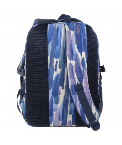 Plecak BackUP G 49 niebieska akwarela lekki do szkoły - plecak szkolny dla młodzieży, modny plecak, młodzieżowy plecak szkolny
