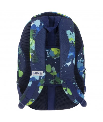 Plecak BackUP C 22 akwarela do szkoły  - fajny plecak dla chłopaka, modny plecak dla chłopaka, plecak dla chłopca