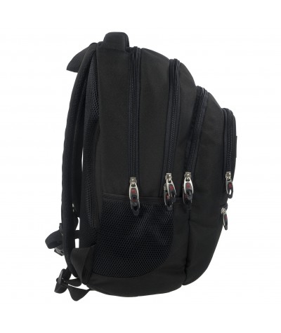Plecak BackUP C 27 czarny do szkoły  - fajny plecak dla chłopaka, modny plecak dla chłopaka, plecak dla chłopca