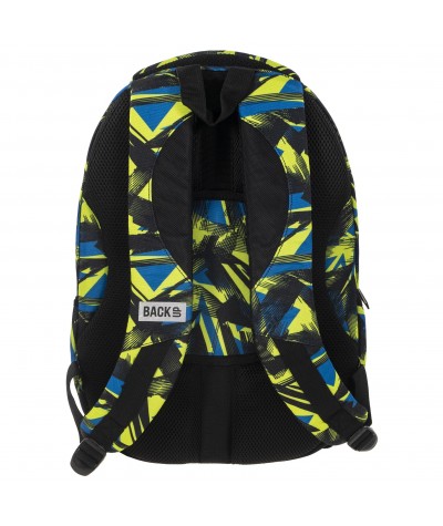 Plecak BackUP C 29 kreślarska abstrakcja do szkoły - fajny plecak dla chłopaka, modny plecak dla chłopaka, plecak dla chłopca