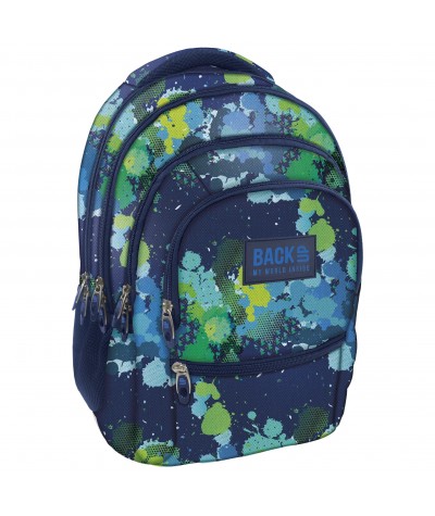 Plecak BackUP C 22 akwarela do szkoły  - fajny plecak dla chłopaka, modny plecak dla chłopaka, plecak dla chłopca
