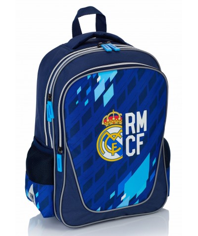 Plecak szkolny Real Madryt RM-121 do pierwszej klasy granatowy dla chłopca