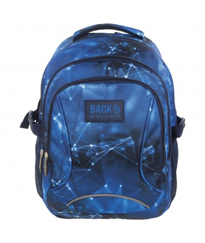Plecak BackUP F 47 kosmos do szkoły - modny plecak dla chłopaka, fajny plecak dla chłopaka