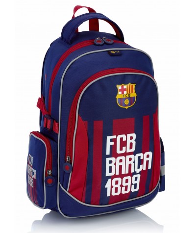 Plecak szkolny FC Barcelona FC-172 granatowy do szkoły w paski dla chłopaka