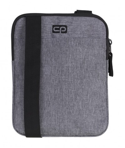 Torebka na ramię COOLPACK CP DRAFT SNOW GREY / SILVER - torebka na dokumenty na wycieczkę, torebka podróżna, torebka podręczna