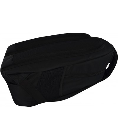 Plecak młodzieżowy ST.RIGHT ST.BLACK czarny BP23 - czarny plecak, czarny plecak męski, męski plecak, plecak dla faceta