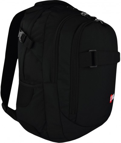 Plecak młodzieżowy ST.RIGHT 2-komory ST.BLACK czarny BP34 - czarny, męski plecak, męski plecak, czarny plecak, plecak dla faceta