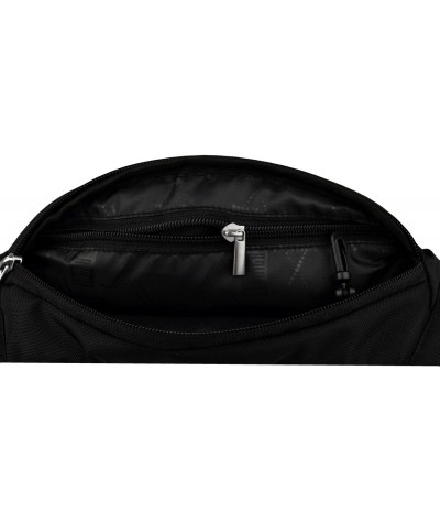 Saszetka na pas / nerka ST.RIGHT czarna ST.BLACK WB02 - czarna nerka, czarna saszetka, czarna torebka na portfel, czarna torebka