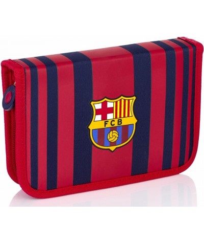 Piórnik dwuklapkowy bez wyposażenia FC Barcelona FC-186 Barca dla chłopca