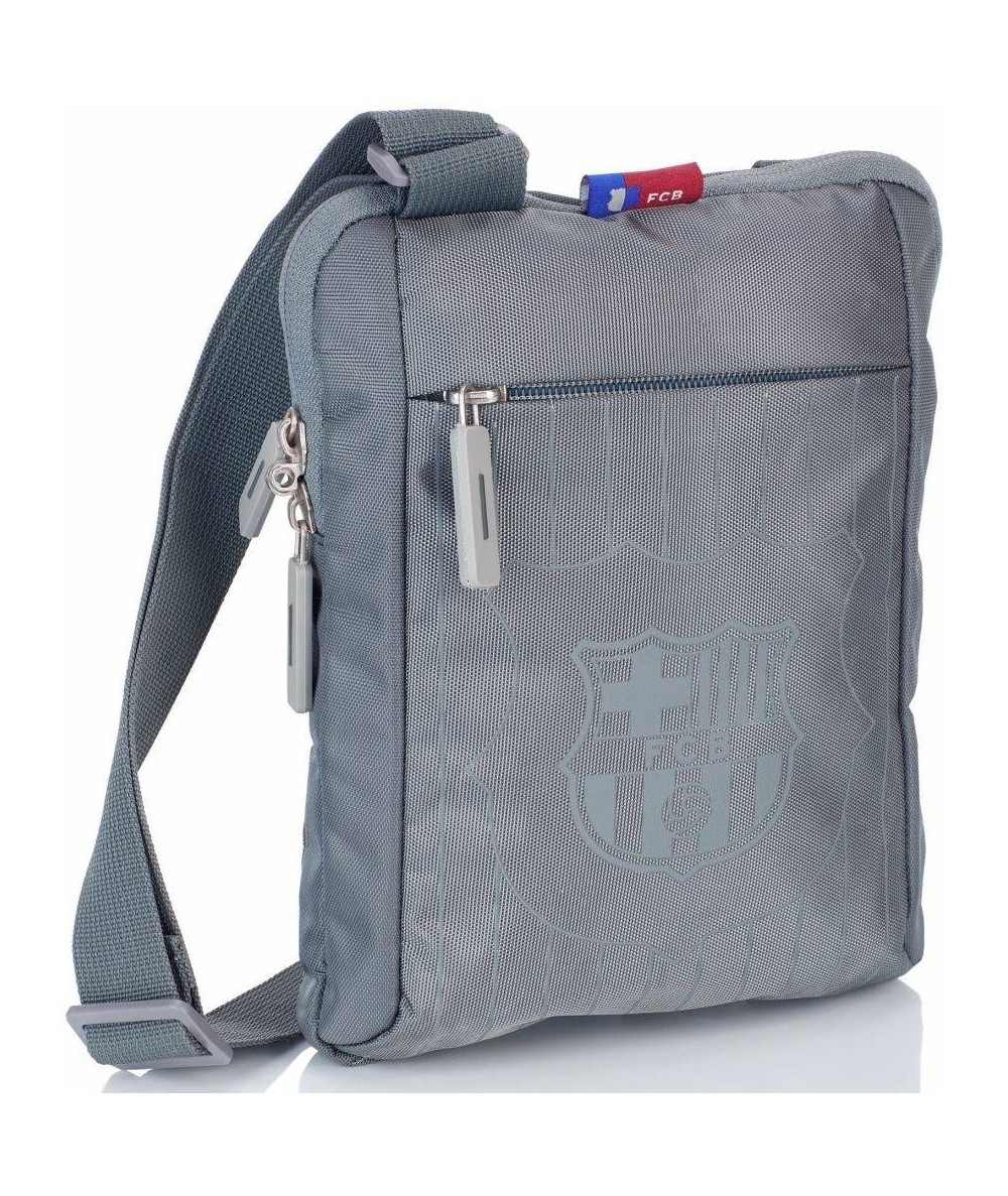 Szara torebka na ramię FC Barcelona RM-194 dla chłopca