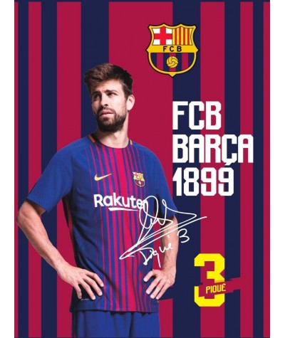 Zeszyt A5 16k. w kratkę FC Barcelona piłkarze MIX WZORÓW