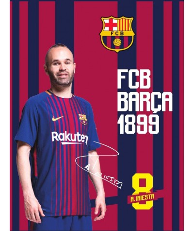 Zeszyt A5 60k. w kratkę FC Barcelona piłkarze MIX WZORÓW