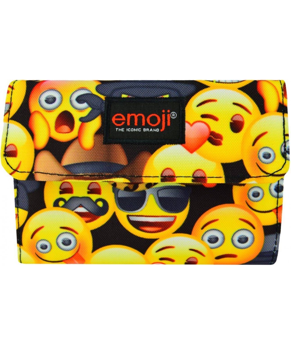 Portfel EMOJI - emotikony, emotki NW2 portfel dla dzieci, portfelik dla młodzieży, żółte buźki
