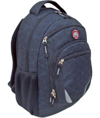 Plecak czarny dla chłpaka Are PL-1804 - modny plecak dla chłopaka do szkoły