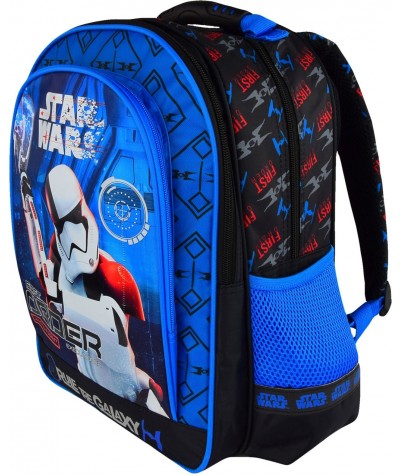 Niebieski plecak Star Wars szkolny 3 przegrody dla chłopca