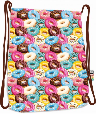 Worek fullprint / plecak na sznurkach ST.RIGHT Donuts z pączkami