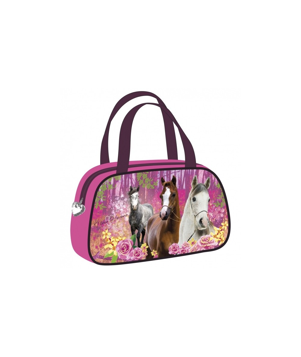  Torebka z koniem różowa dla dziewczynki KO15