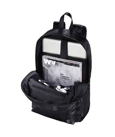 funkcjonalny plecak na laptop czarny stylowy i elegancki Hama uniseks
