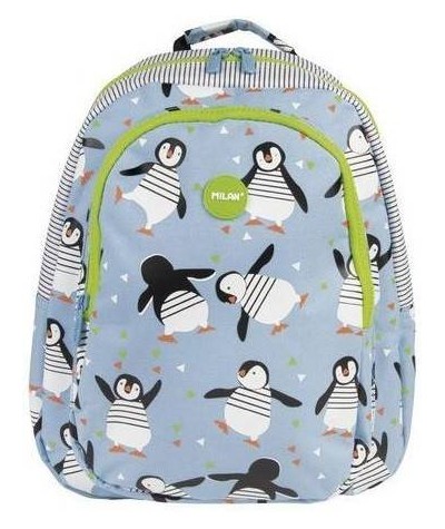 Plecaczek dla przedszkolaka, plecak do zerówki, plecak wycieczkowy, plecak na basen z pingwinkami MILAN