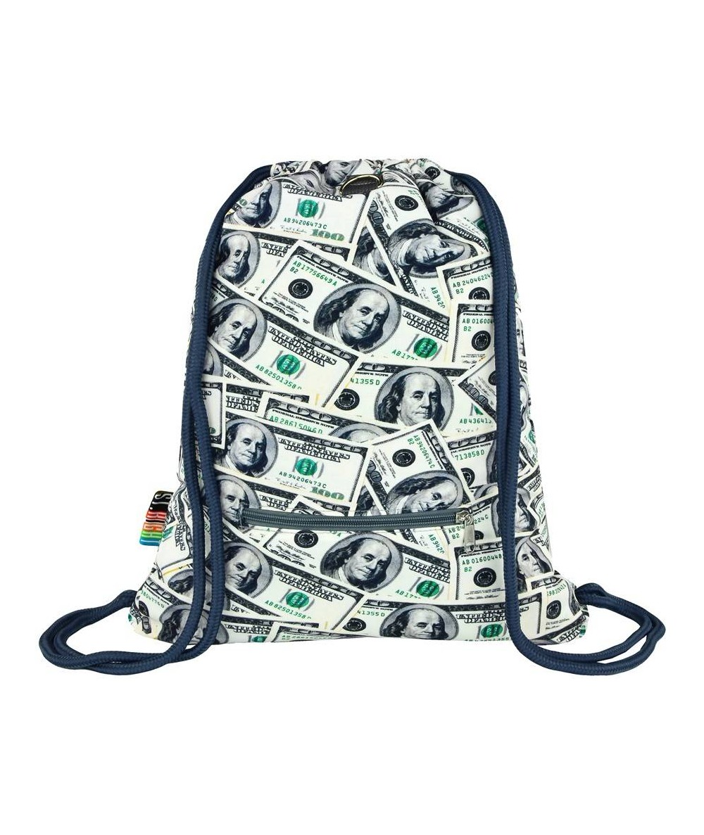 Worek fullprint / plecak na sznurkach ST.RIGHT Dollars dla młodzieży