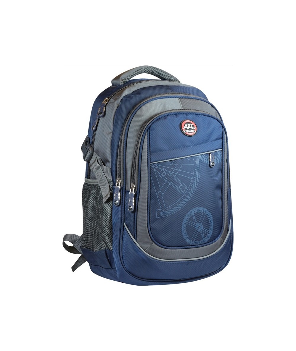 Plecak szkolny ze wzorem dla chłopaka granatowy, niebieski Are