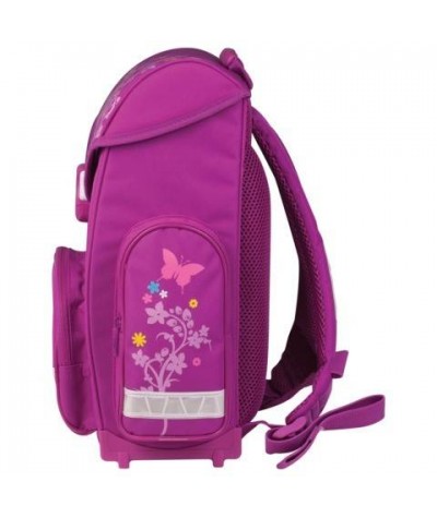 Tornister z motylami różowy dla dziewczyny tiger family, plecak do 1 klasy dla dziewczynki