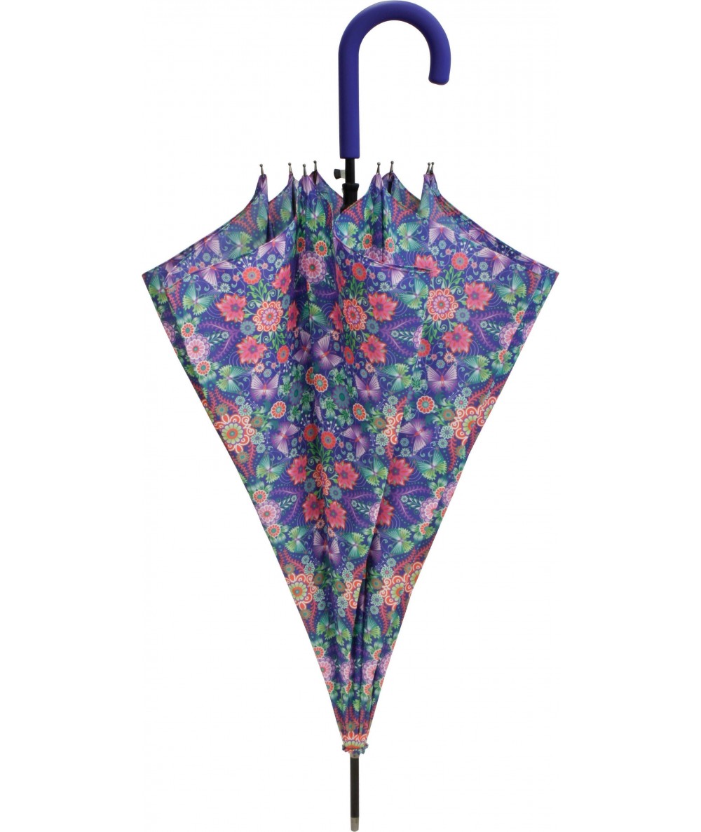 Parasol w kwiaty niebieski Catalina Estrada, damski parasol w kwiaty umbrella
