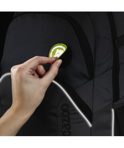 Limonkowe elementy wymienne MatchPatch do plecaków Coocazoo