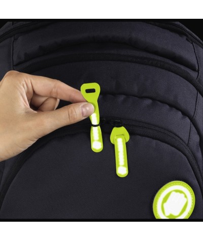 Limonkowe elementy wymienne MatchPatch do plecaków Coocazoo