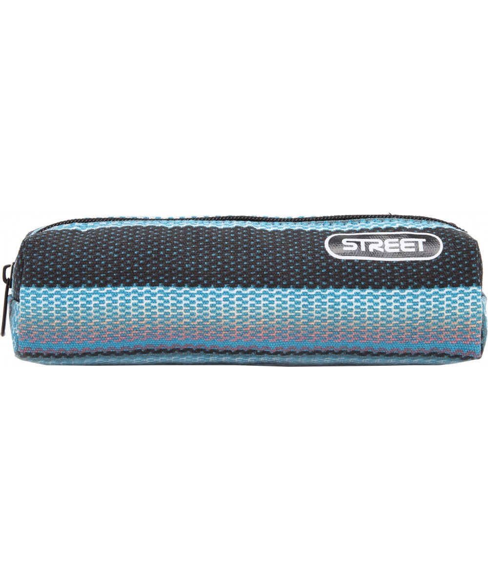 Pi&oacute;rnik w paski do szkoły, mały pi&oacute;rnik, etui na 1 zamek