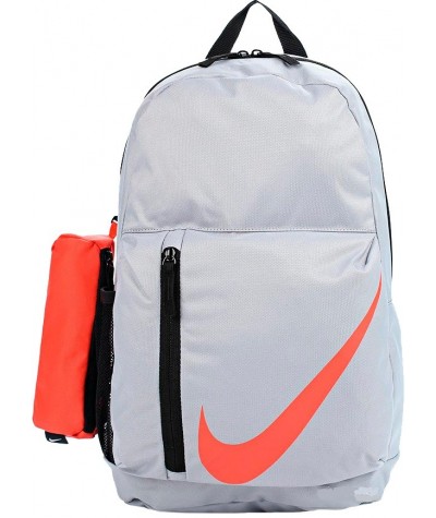 Lekki szary plecak gładki Nike z piórnikiem, plecak i kosmetyczka Nike