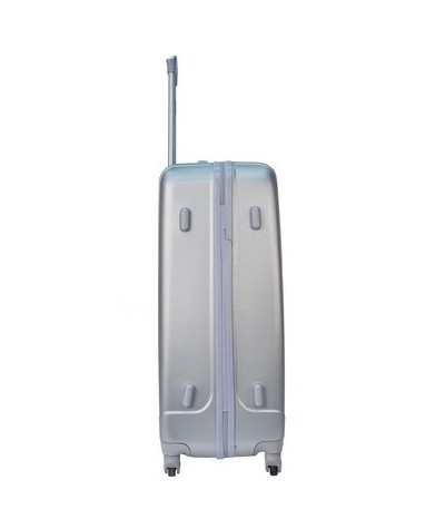 Szara walizka ABS z poliwęglanu - tania walizka powystawowa duża