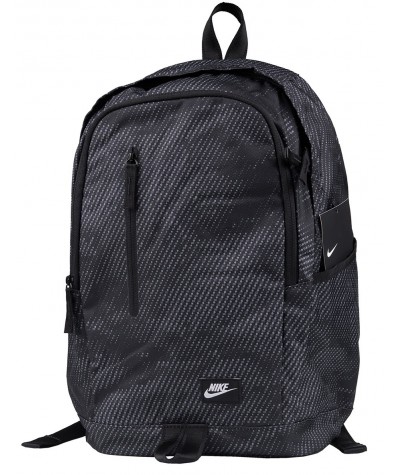 Czarny plecak młodzieżowy Nike, plecak z przegrodą na laptop Nike