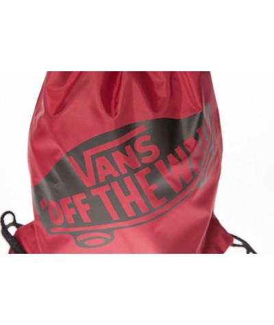 Worek / plecak na sznurkach Vans Benched Bag bordowy