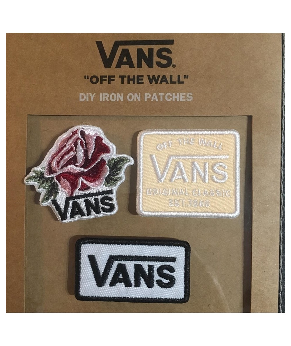 naszywki na plecak Vans OFF THE WALL roses - naprasowanki termiczne 