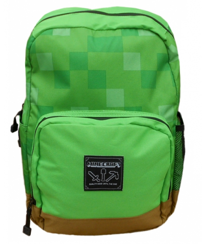 Plecak Minecraft zielony na laptop i tablet
