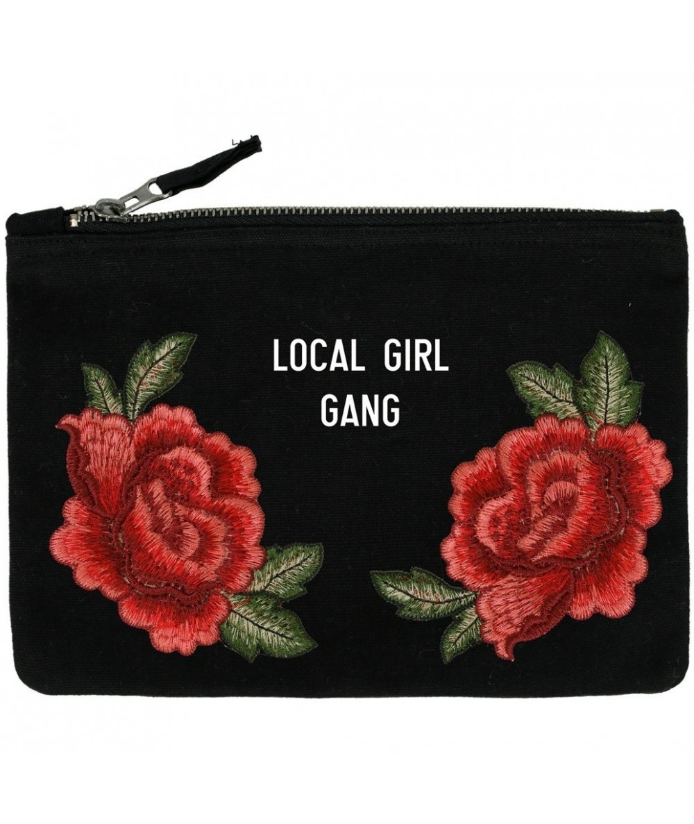 Czarna Kosmetyczka Roses "Local Girl Gang"