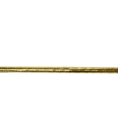 Gumki metalizowane śr.2mm złote 9m
