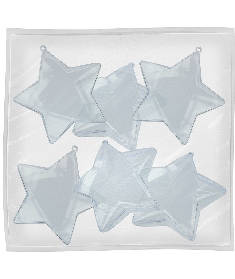 Dekoracyjna gwiazda plastikowa śr.10cm