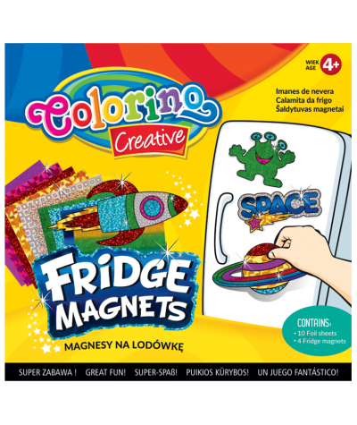 Magnesy na lodówkę Colorino z kosmosem