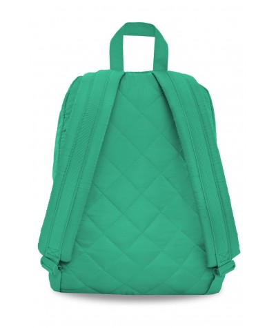 Zielony plecak pikowany puchowy dla dziewczyny CoolPack Ruby Green tył