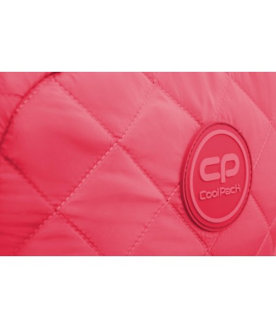 Różowy plecak pikowany puchowy dla dziewczyny CoolPack Ruby Coral Touch
