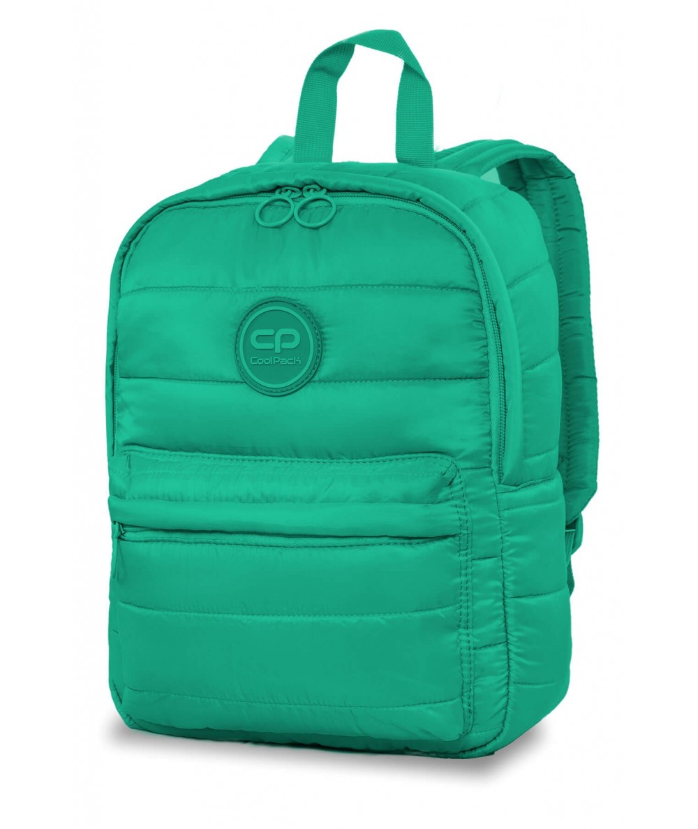 Mały plecak pikowany puchowy CoolPack CP ABBY GREEN zielony