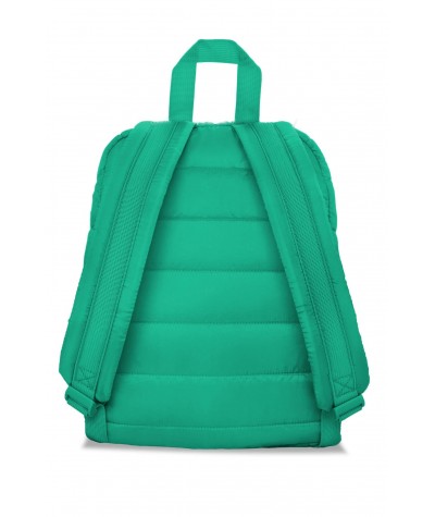 Zielony plecak pikowany mały dla dziewczyny CoolPack Abby Green tył