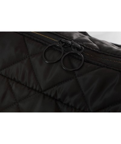 Czarna torba damska sportowa pikowana puchowa CoolPack CP Black Luna na zimę