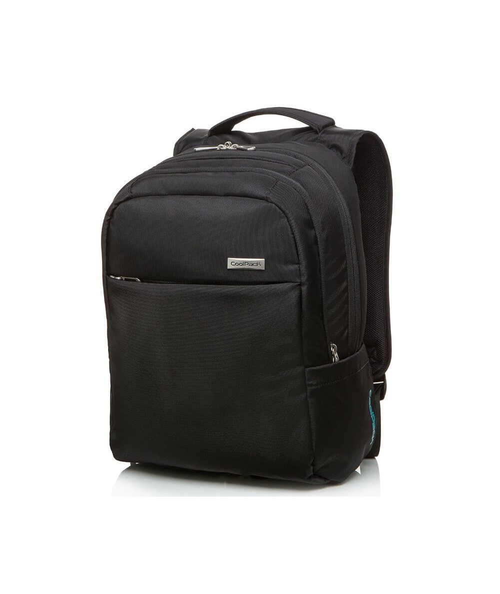 Plecak na laptopa 15,6" męski biznesowy CoolPack MIGHT BLACK czarny