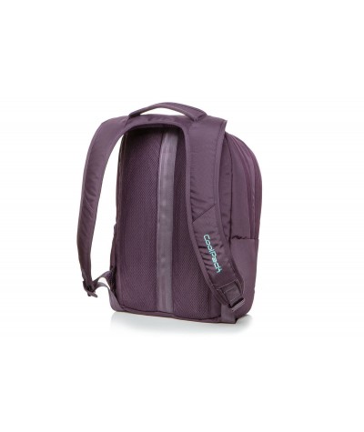 Plecak na laptopa 13,3" damski do pracy fioletowy z usztywnionymi plecami